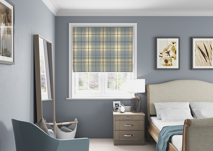 Highland, Duckegg - Twist&Fit Roman Blind - Image 5